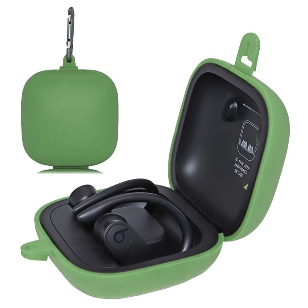 Siliconen Case Voor Powerbeats Pro Cover Shockproof Volledige Beschermende Siliconen Krasbestendig Case Voor Beats Powerbeats Pro: green