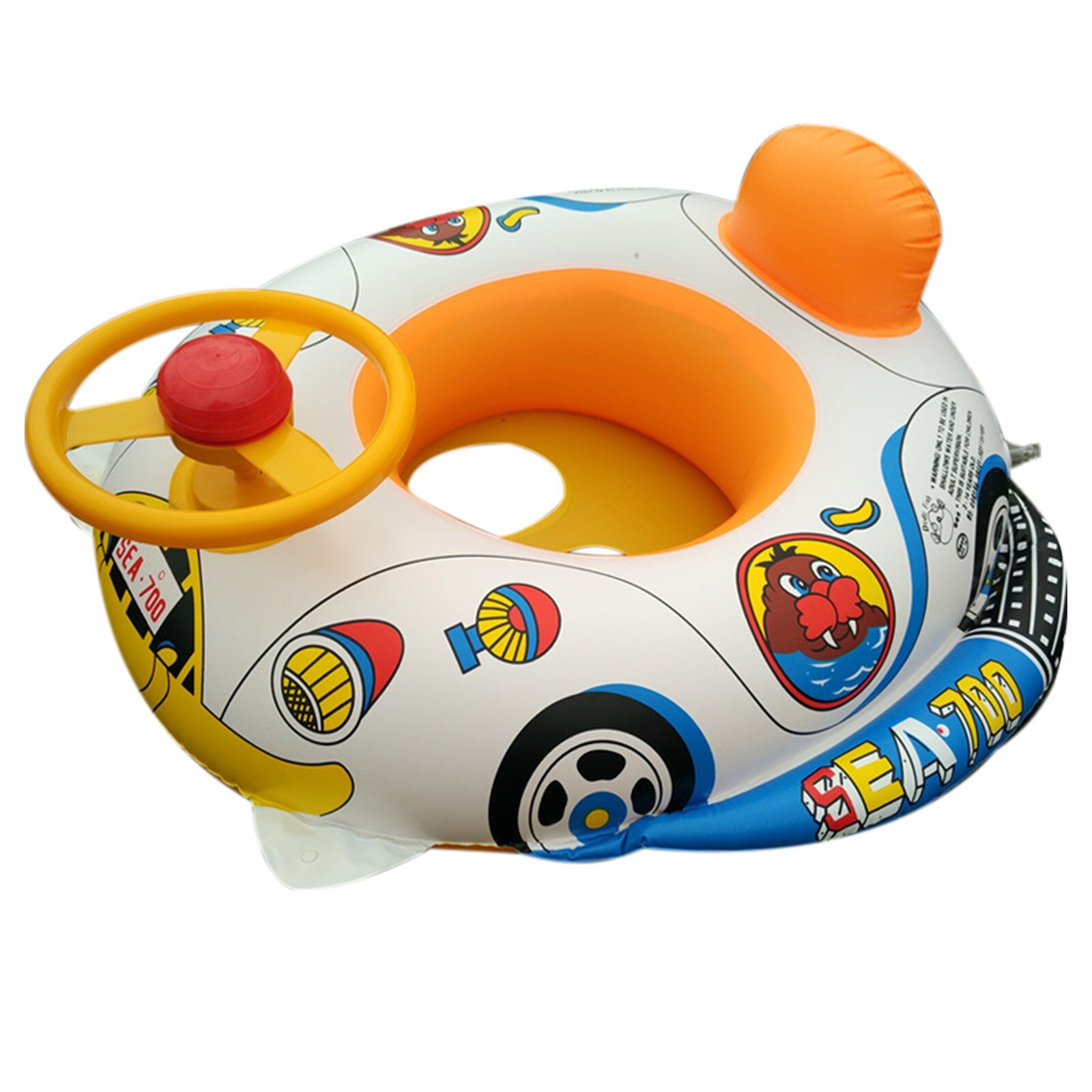 Kids Kleine Auto Zwemmen Ring Opblaasbare Verdikte Baby Drijft Kinderen Zwemmen Ringen Zomer Zwemmen Slechte Accessoires LL3: Default Title