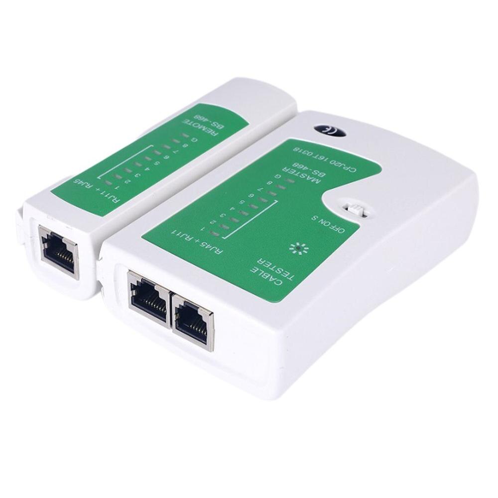 Network Cable Tester Test Cat5 Utp Ethernet Tool Cat5 6 Rj11 8P Portable Network Cable Tester Dual-purpose Tester