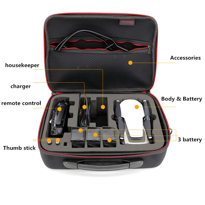 Mavic air Body tas batterij/afstandsbediening Accessoires Box Lanyard strap bag Case beschermhoes Voor DJI mavic air drone