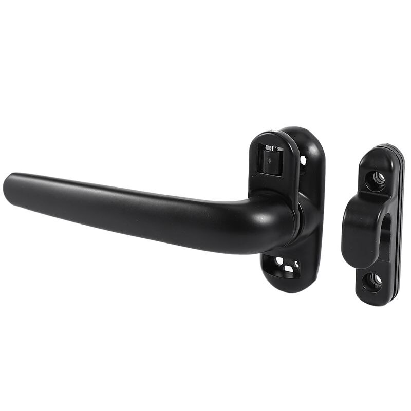 Door and Window Handle Lock Casement Window Lock Wheel Handle Black