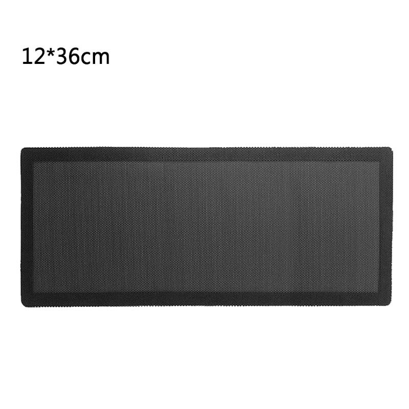 Filtro de polvo de refrigeración para chasis de PC, cubierta de ventilador de red magnética de PVC, a prueba de polvo, accesorios de malla para ordenador, 14x28mm/12x36mm: B