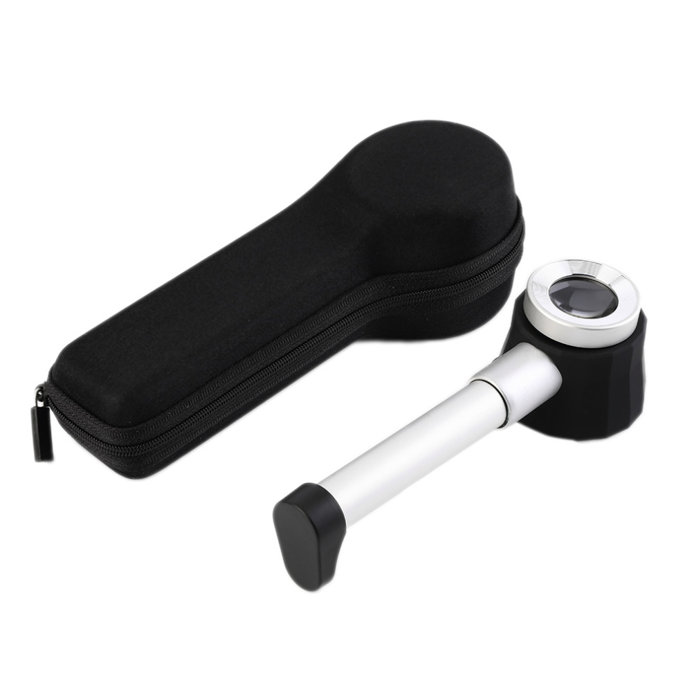 Optical Glass magnifying glass 10X LED Magnifier Magnifying Reading Map Jewelry Tool Loupe with Measure Scale Handheld