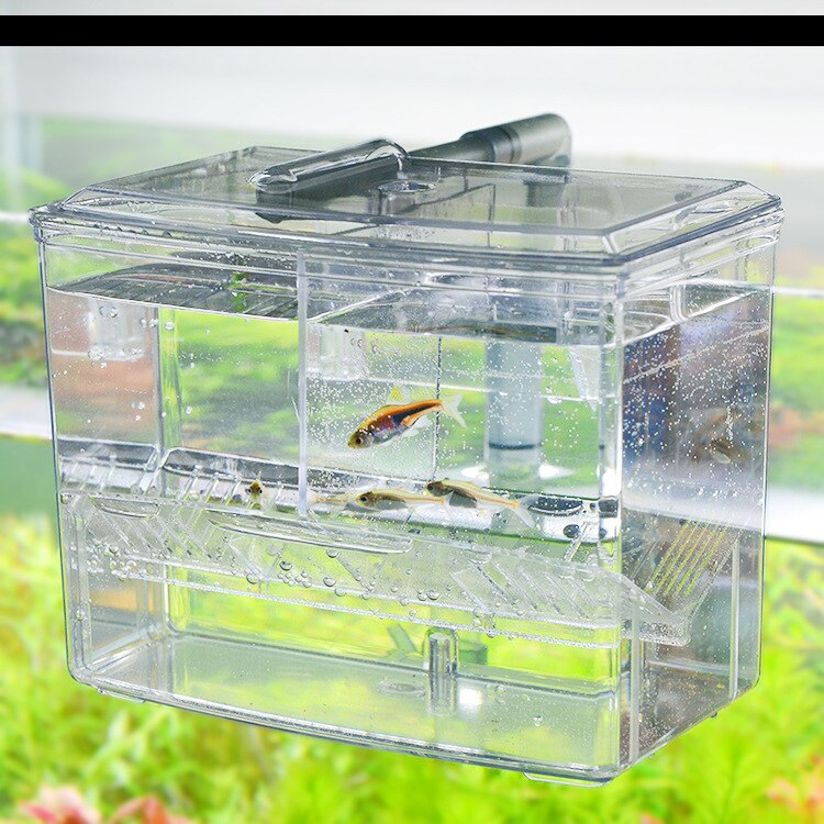 Big Size Rooms and Mini Size Fish Tank Aquarium Incubator Fish Breeding Hatching Box Acrylic Breeding Isolation Box