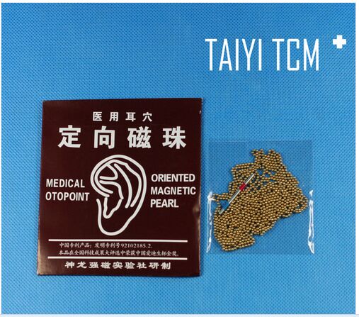 Oor Kralen 1000 Pcs Zhonghua Gouden Magneet Oor Kraal Megenetic Oor Drukt Zaad Auricular Vaccaria