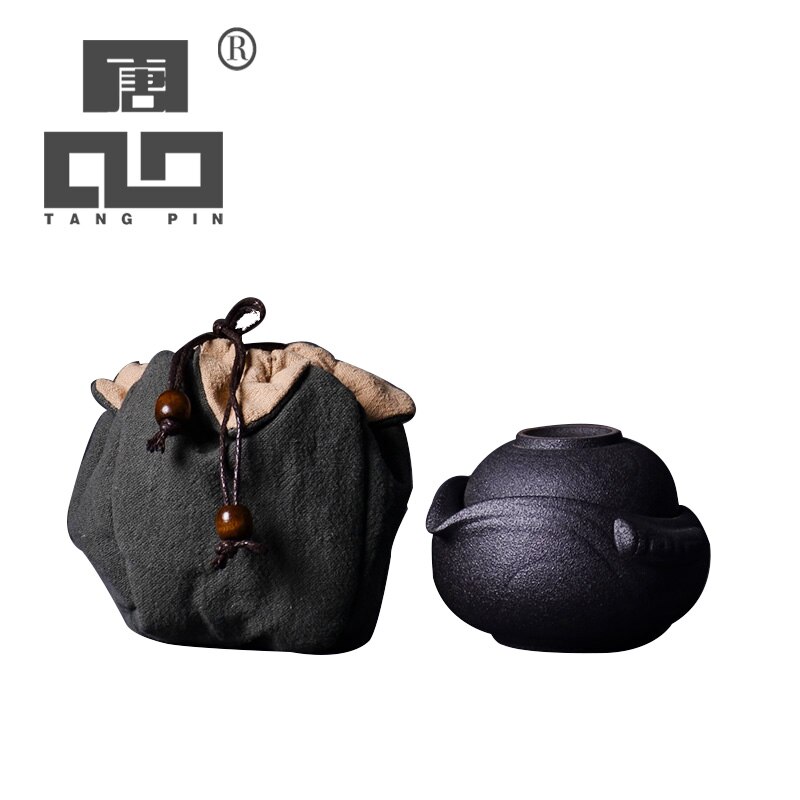 LUWU dzbanek ceramiczny gaiwan filiżanki robić herbaty robić puer przenośny zestaw robić herbaty z clotth torba