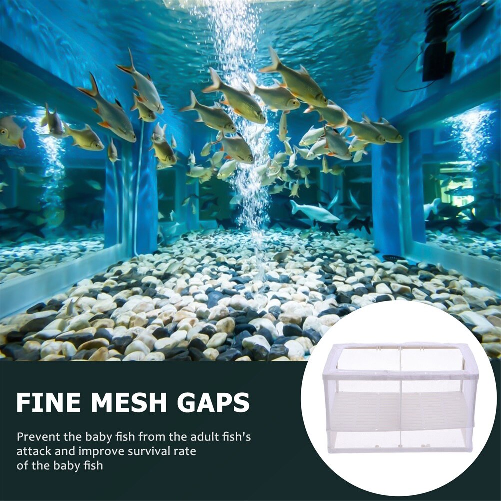 2 Stuks Fish Tank Fok Doos Aquarium Fokken Tank Vis Uitkomen Doos Geïsoleerd Fokken Tank Voor Thuis Aquarium Kantoor Vis tank