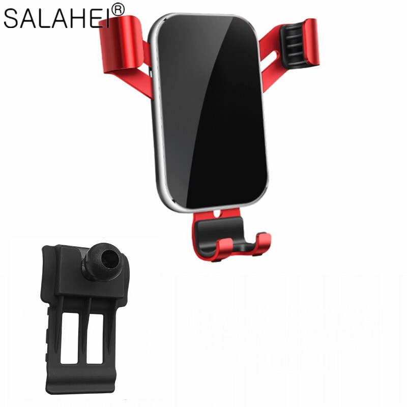 Gps cool biltelefon holder til peugeot 208 207 308 rcz 408 407 307 206 smart telefon holder interiør tilbehør mobiltelefon holder: Rød