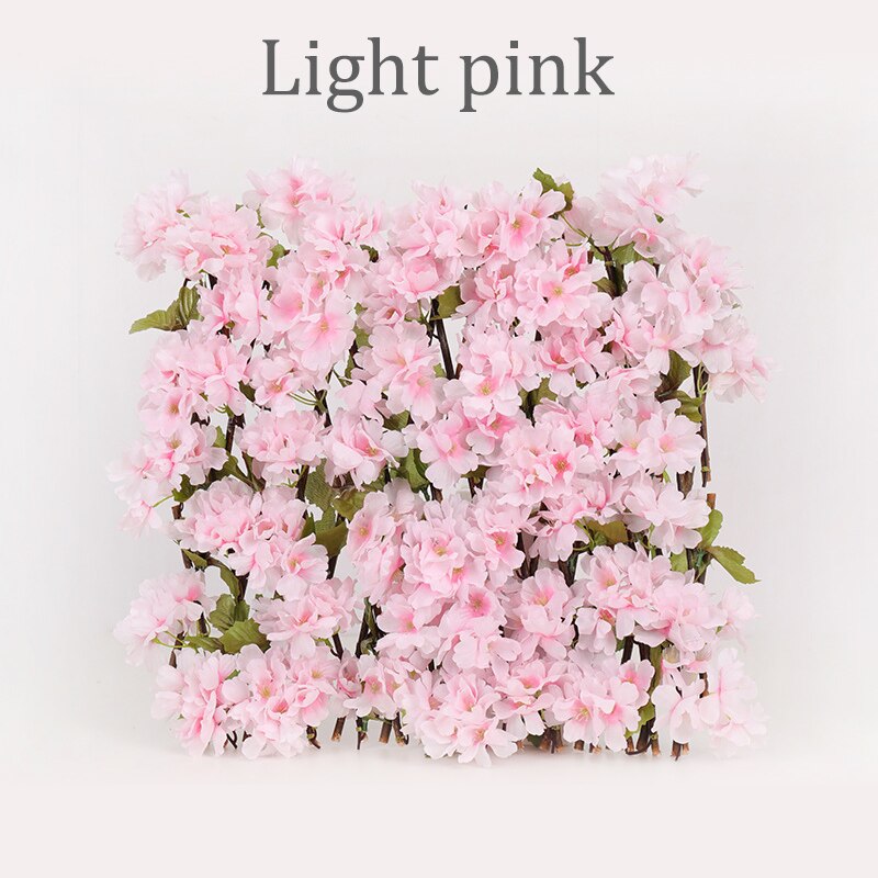 Artificial Flower Fence Trellis Roll Wall Landscaping Fence Privacy Fence Screen Outdoor Garden Backyard Balcony Fence Privacy: Light Pink