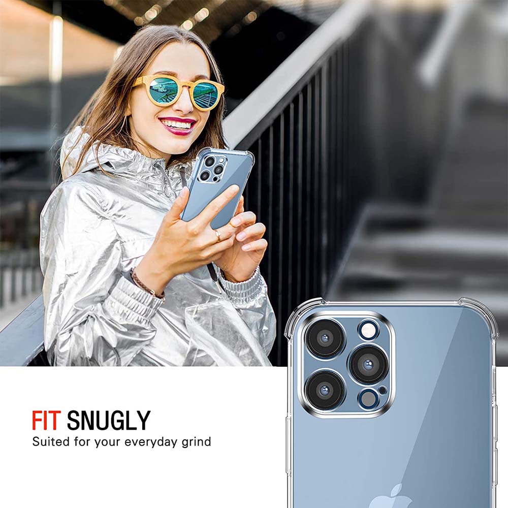 Funda para iphone 13 Pro funda iphone 11 12 13 mini 14 15 16 Pro Max funda a prueba de golpes fundas de silicona transparente