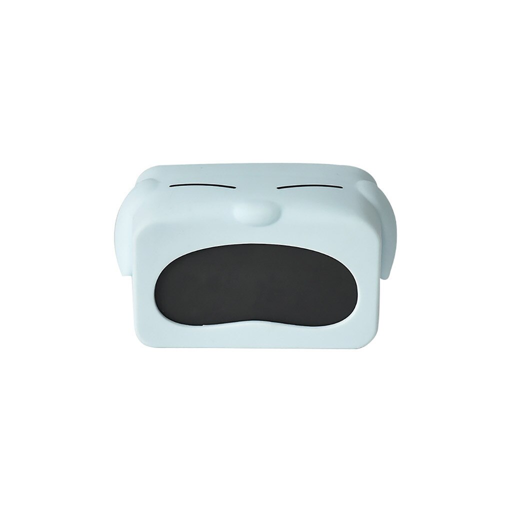 Leuke Cartoon Hond Siliconen Wekker Usb Mode Creatieve Home Office Slaapkamer Ondersteuning # G2: WHITE