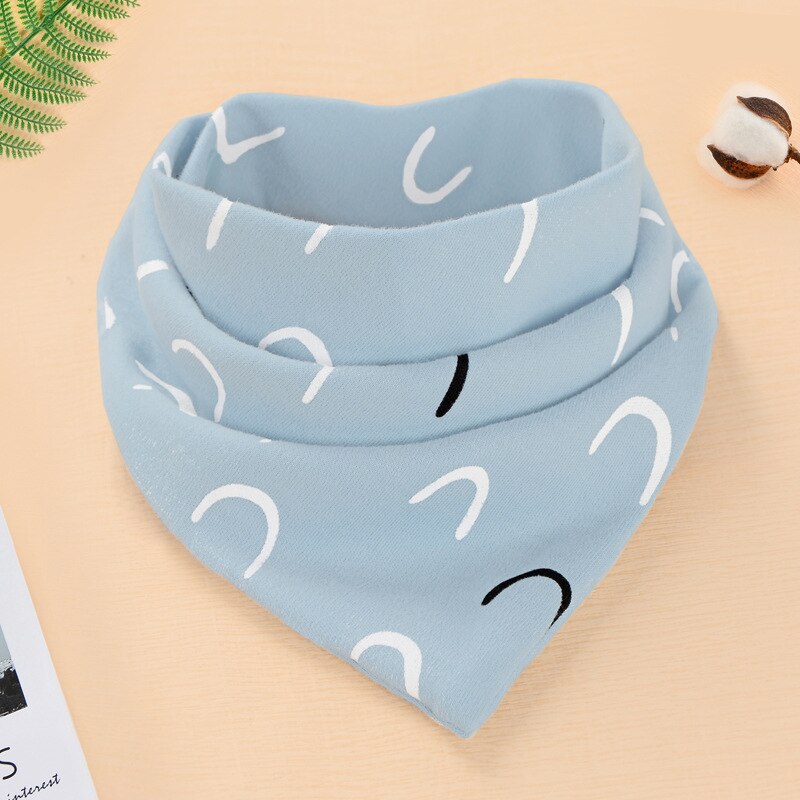 45*31 Cm Zachte Katoenen Bandana Baby Slabbetjes Double Layer Baby Baberos Burp Doek Voeden Kiel Gesp Peuter Sjaals dribble Handdoeken: 3