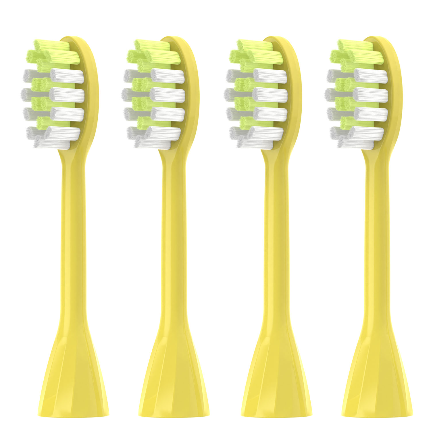 4Pack Replacement Toothbrush Heads Compatible with Ph One Soni care Electric Toothbrush Head HY1100 HY1200 BH1022: Yellow