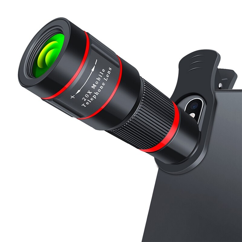 20X Mobiele Telescoop Hd Lange Afstand 20X Tele Camera Lens