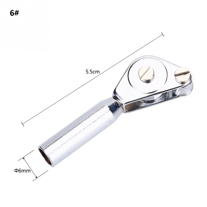 Stainless Steel Fishing Rod Guide Trolling Fishing Pole Rod Double Roller Line Guide Tip Top Ring Replacement Repair Kit: Yellow