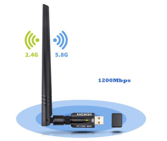 [Adaptateur Wifi ANEWISH] téléphone intelligent/PC/ordinateur portable/TV intelligente/boîte Linux