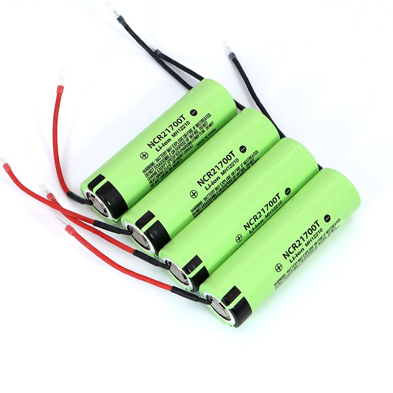 3.7V NCR21700T li-lon battery 4800mAh 21700 15A 5C Rate Discharge ternary lithium batteries DIY Welding Cable