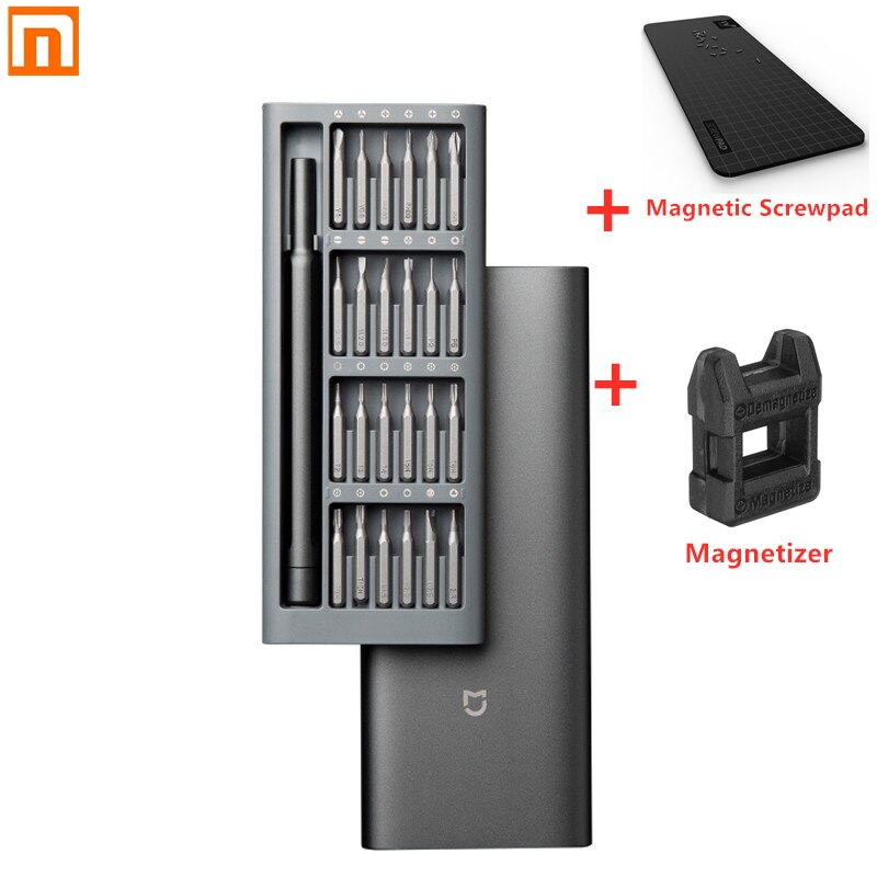 neue Original Xiaomi Täglichen Gebrauch Schraubendreher Bausatz 24 Präzision Magnetische Bits Alluminum Kasten DIY Schraube Fahrer einstellen Für Clever hause: 3 Products
