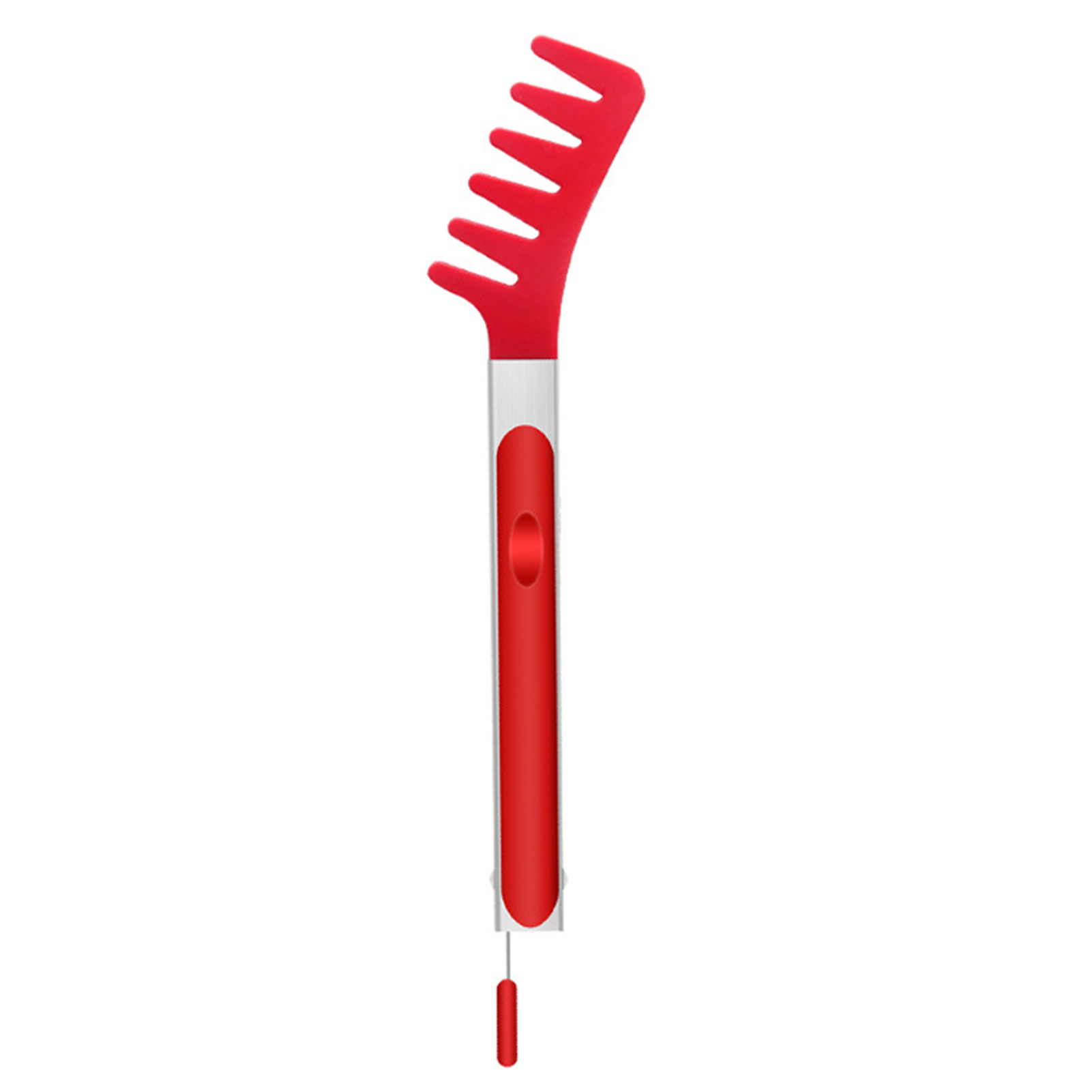 Food Clip Silicone Home Restaurant Buffet Baking Pot Barbecue Fried Steak Spaghetti Stainless Steel Food Clip: C