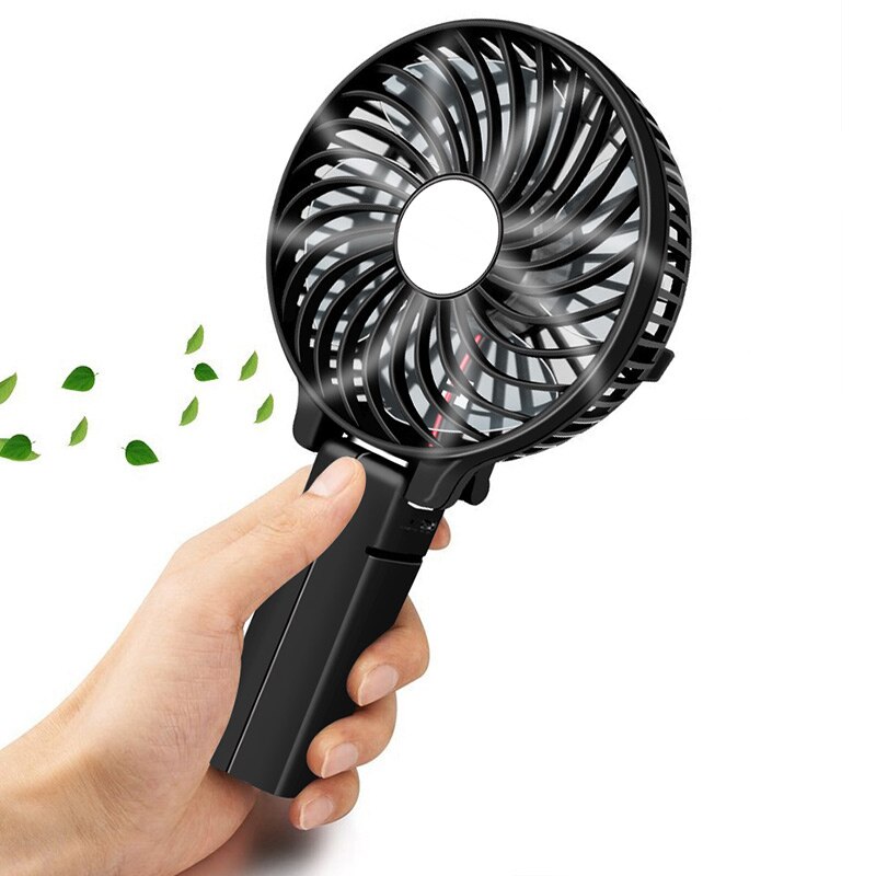 Foldable Hand Fans Battery Operated Rechargeable Handheld Mini Fan Electric Personal Fans Hand Bar Desktop Fan
