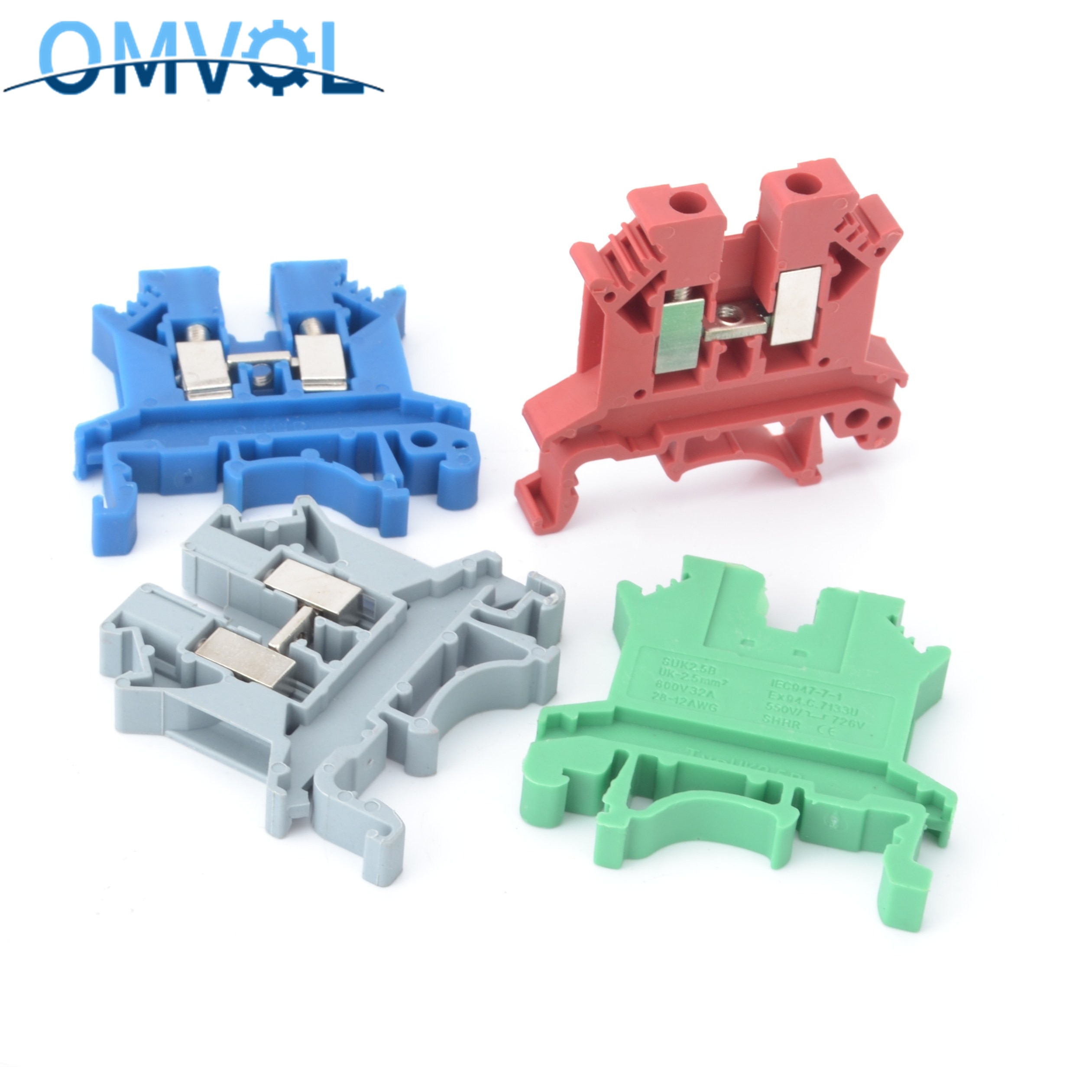 UK2.5B Screw Ground Terminal Block