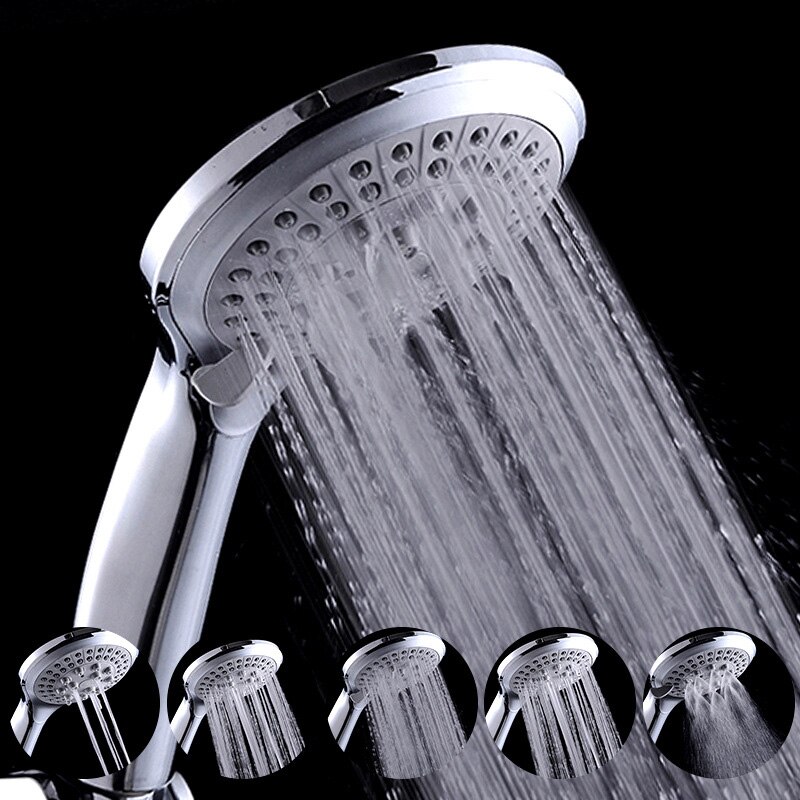 Hoge Druk Douchekop Krachtige Regenval Massage Spa Sprays Douchekop Voor Een Beter Douche Ervaring DEC889: five kinds of water