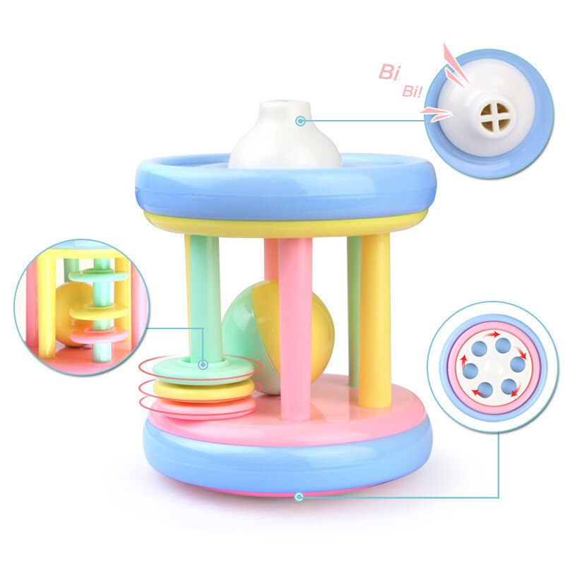 10Pcs 0-3 Jaar Oude Baby Onderwijs Kan Worden Gekookt Gutta Rammelaar Molars Speelgoed Mannen En Vrouwen Baby baby Hand Grijpen Speelgoed 10 Comfort