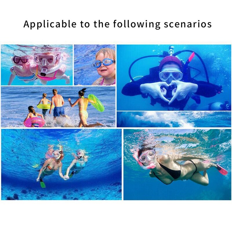 Snorkelen Set Anti-Fog Duikbril Snorkel Met Siliconen Mond Stuk Scuba Voor Volwassenen Zwemmen Duiken