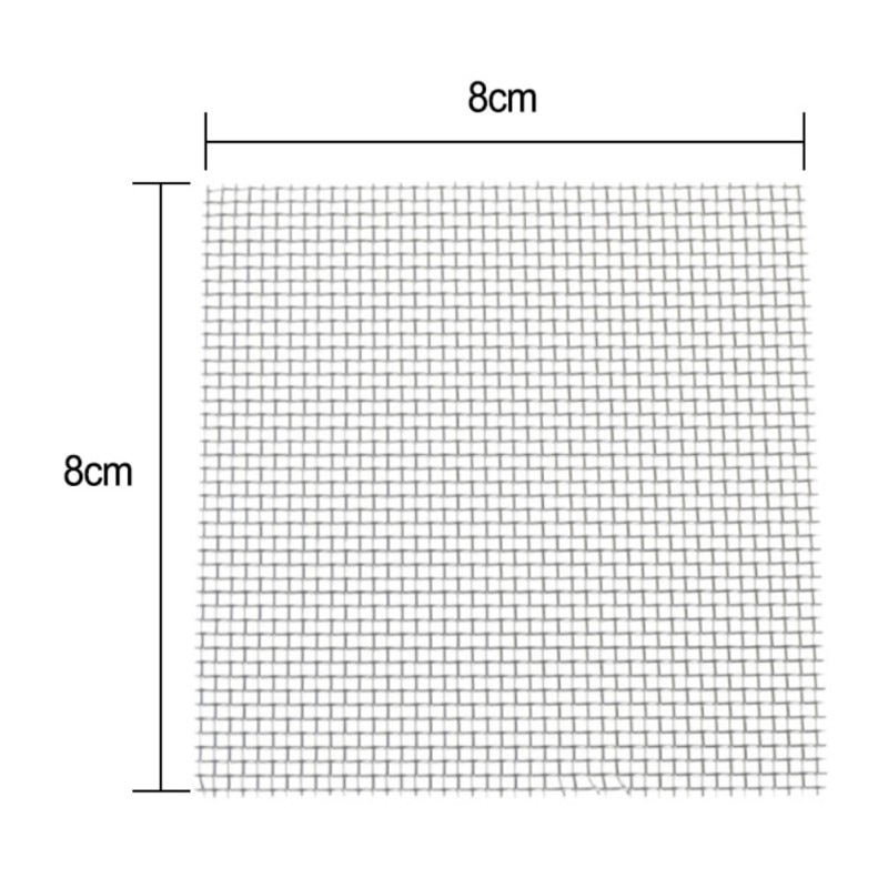 5 PCs Aquarium Fish Tank Stainless Steel Wire Mesh Pad Plants Moss Net Decor 8x8 cm Top #1