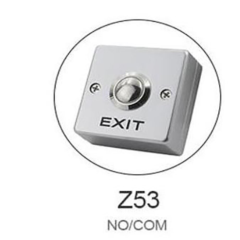 Zinc Alloy GATE DOOR Exit Button Exit Switch Door Exit Push Button Release Switch Opener For Door Access Control System: Z53