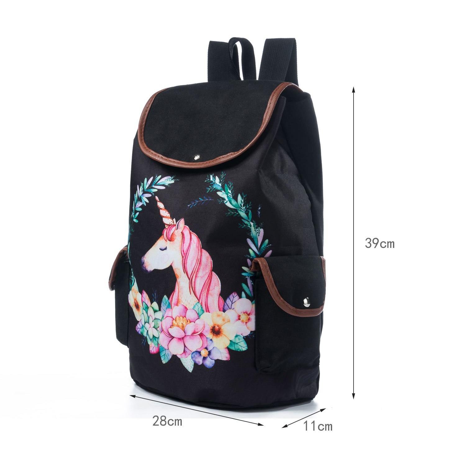 Einhorn Studenten Rucksack Niedlichen Cartoon Kinder Schule Taschen Casual Leinwand Reise Rucksack Weiche Atmungsaktive Rucksäcke Kinder Bookbag