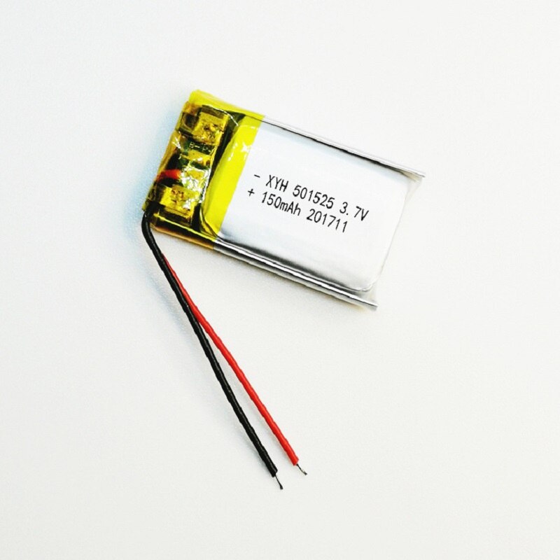 3.7v 501525 150mAh polymer lithium battery li-ion rechargeable battery 501525 plug MP3 MP4 MP5 small toys: Default Title