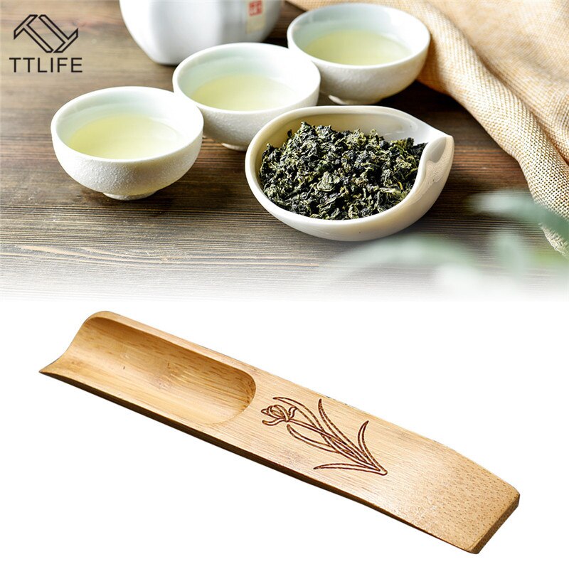 Ttlife te skje tre utsøkt te skjeer teskje te tilbehør tilbehør te spade til hjem tehus kontor bambus te