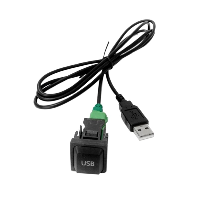 Auto Speler Radio Usb Switch Knop Usb Converter Kabel Adapter Voor De Openbare