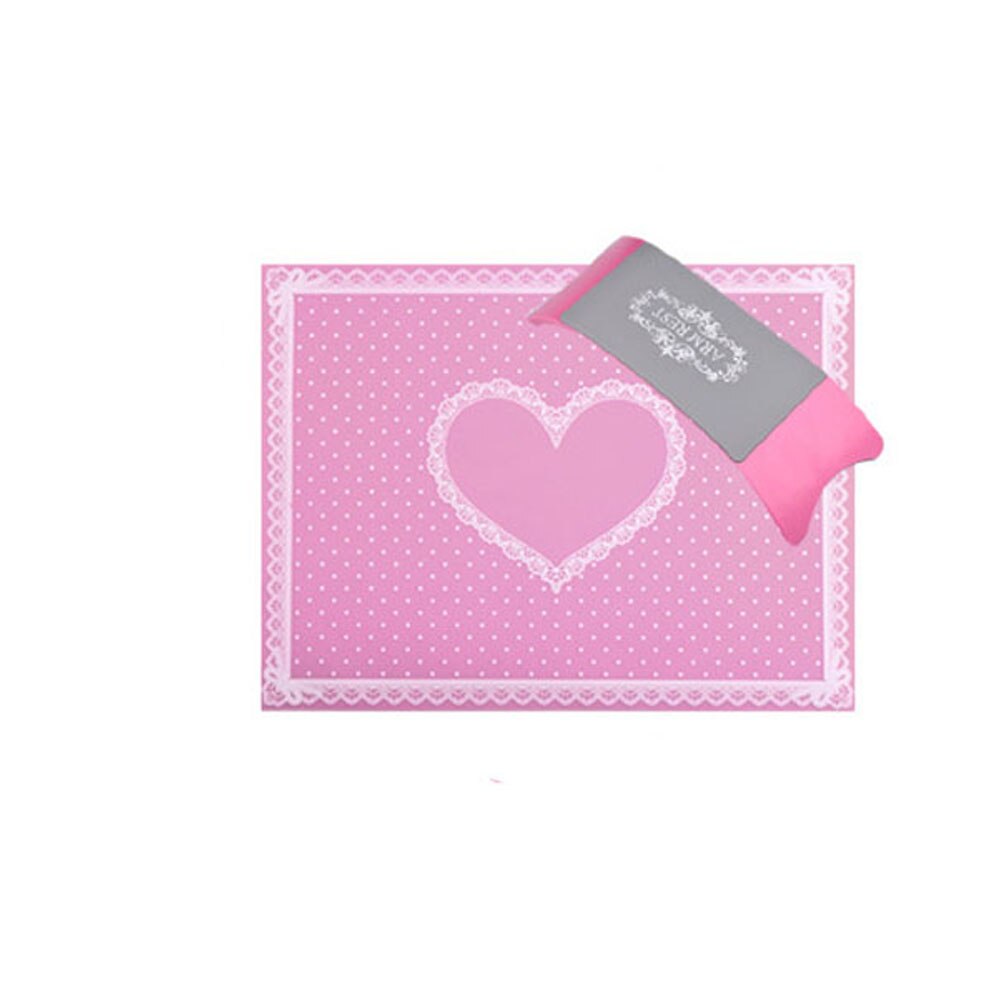 Equipment Lace Silicone Nail Mat Nail Pillow Cushion Hand Rest Cushion Nail Art Salon Manicure Nail Tool: pink set