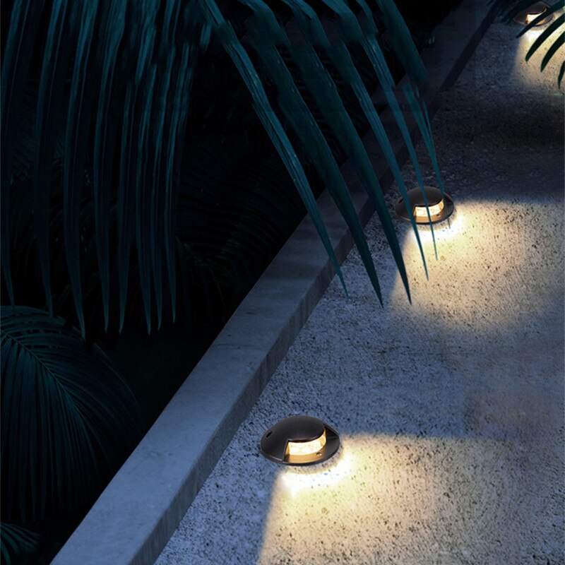 Udendørs grundhave 5w ledet jordgade lampe gulv underjordisk begravet lampe trin lys landskabsbelysning  ip67 ac 85-265v