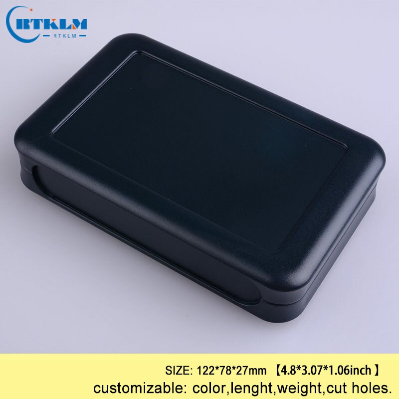 Small plastic handheld box diy junction box abs plastic enclosure electrical desktop enclosure plastic electric box 122*78*27mm