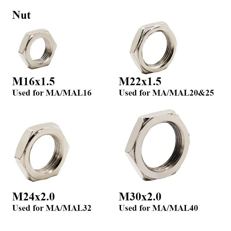 LB/SDB/Y/I/FA/F/U Joint Fitting Mounting Bracket For MA MAL16 20 25 32 40mm Mini Cylinder Accessories