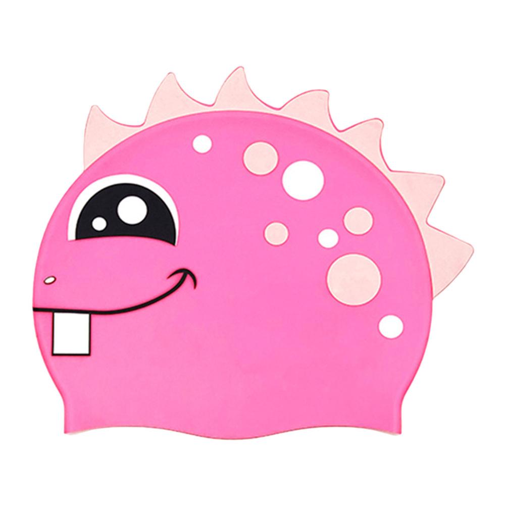 Bescherming Oor Interessante Siliconen Badmuts Voor Jongens En Meisjes Kinderen Badmuts Waterdichte Badmuts Comfortabele: Roze