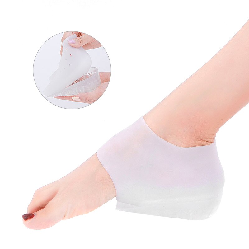 Invisible Height Lift Heel Pad Sock Liners Increase Insole Pain Relieve for Women Men insoles orthopedic insoles chaussure homme