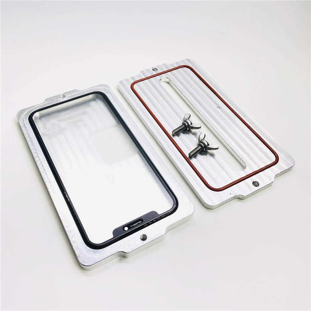 Stampo per telaio Novecel per iPhone 12mini 11 12pro X Xs Max posizione della cornice in vetro LCD e dispositivo di riparazione del telefono cellulare laminato