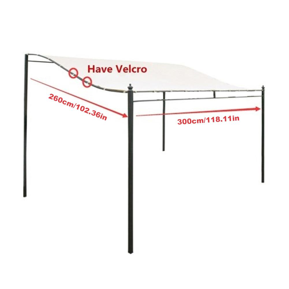 300D Canvas Waterproof Tent Top Roof Gazebos Garden Replacement Canopy Outdoor Awning Tent Shade Party Pawilon Top Cover