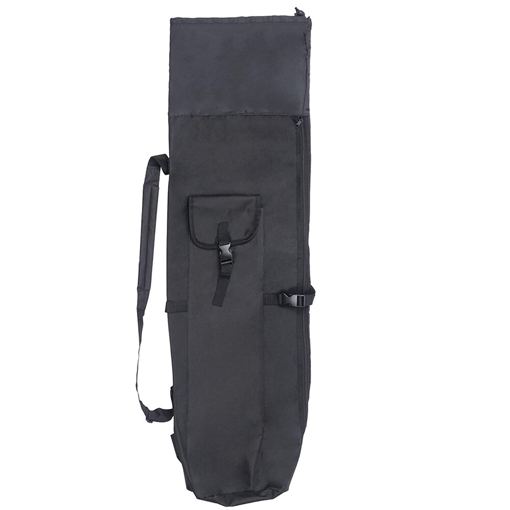 Duurzaam Canvas Hengel &amp; Reel Organisator Tas Houder Staaf Carrier Pole Case Grote Capaciteit Waterdichte Vistuig: Black