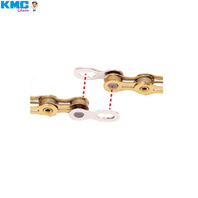 KMC-cadena de 8 velocidades para bicicleta de montaña X8 X8EPT X8PL Z8.3, Conector de cadena para bicicleta de carretera CL573R, accesorios para bicicleta con piezas de enlace rápido: CL573R silver