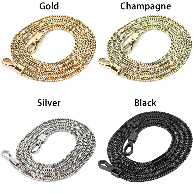 100-120 centimetri In Metallo Catene Cinghie Della Borsa Catena di FAI DA TE Con Fibbie Borse A Spalla Cinghie Della Borsa Maniglie Parti del Sacchetto Accessori Borsa