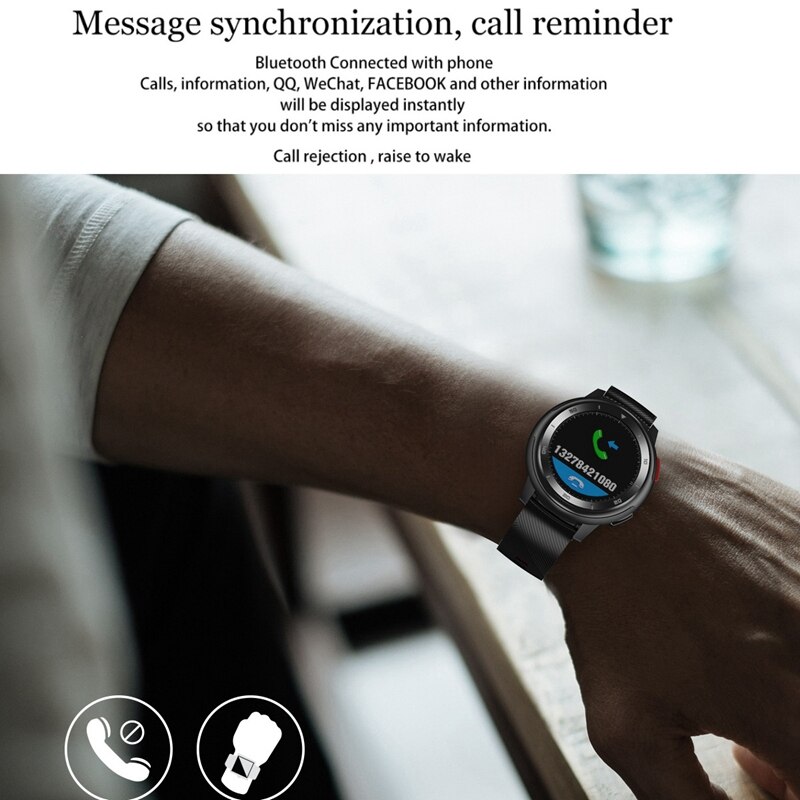 DT68 Smart Horloge IP68 Waterdichte Bluetooth Sport Smartwatch Fitness Tracker Hartslagmeter Armband Voor Android Ios
