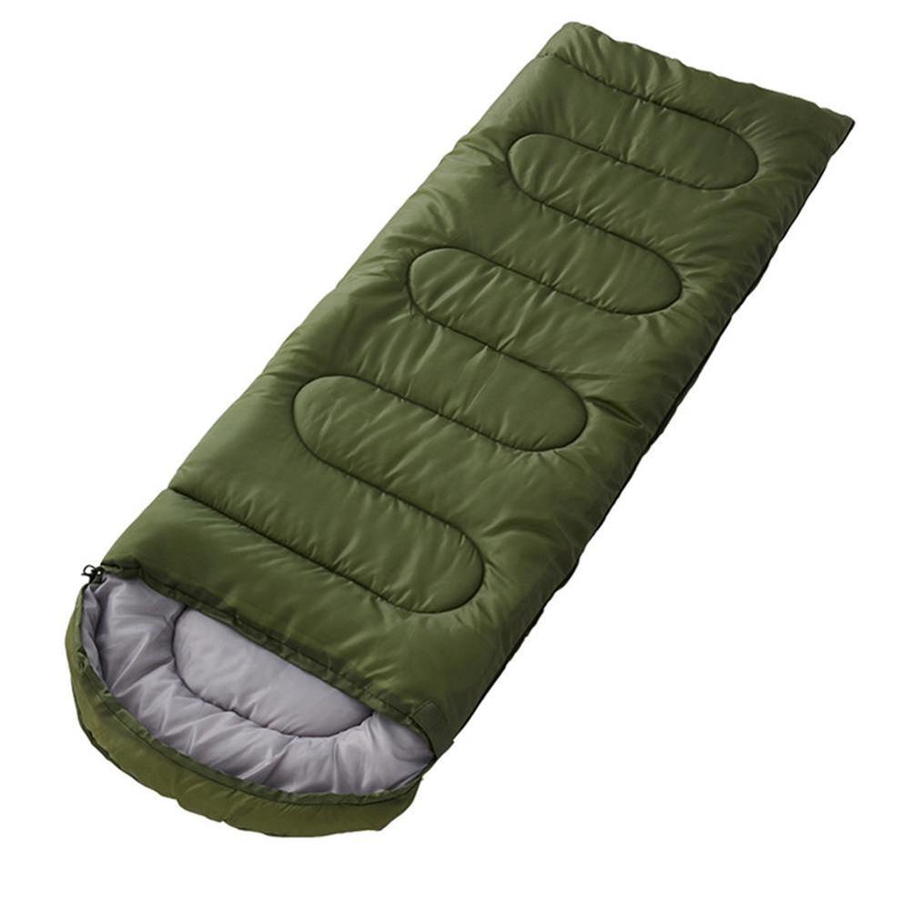 Outdoor Waterproof Travel Envelope Sleeping Bag Camping Hiking Carrying Case Blue: Green