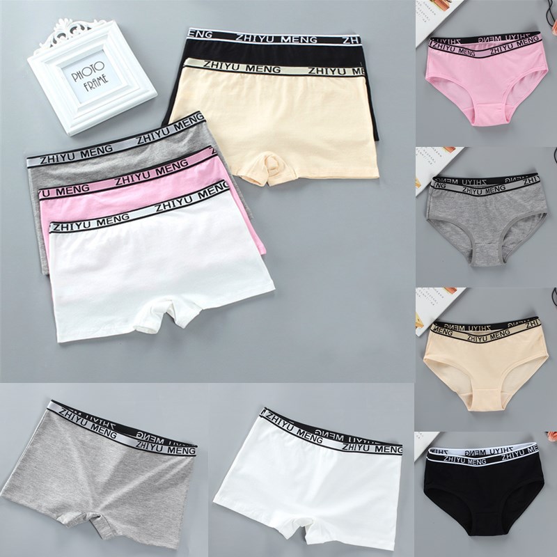 Flickor i bomull barn trosor andas tonårskalsonger boxershorts för barn underkläder 8-14 år