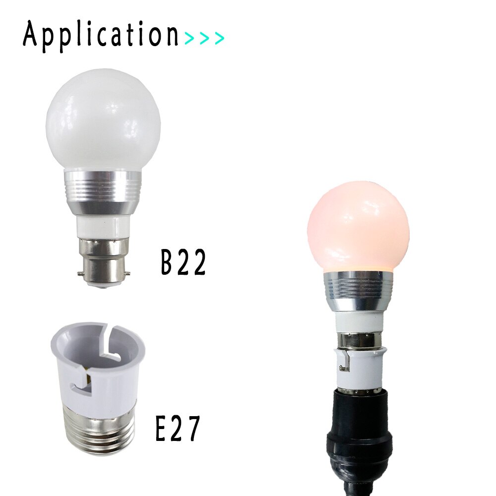 LED e27 Zu b22 Feuerfeste Material Lampe Halfter Konverter Buchse Basis Typ Adapter Wandlung Glühbirne Fabrik