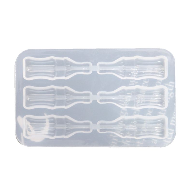 DIY Cute Gummy Molds Silicone Bear Orange Candy Chocolate Coke Drink Bottle Expory Resin Casting Pendant Mold Art Craft: C